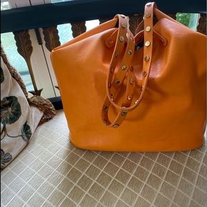Orange purse